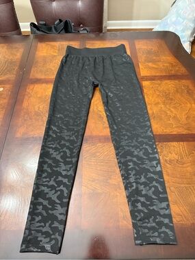 Black Camo Leggings - Stretch Comfort